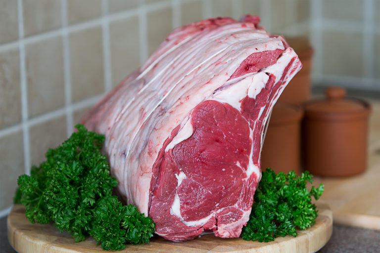 Rib of Beef on the bone Farm and Fork